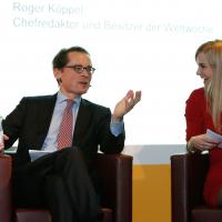 Roger Köppel avec Miriam Rickli