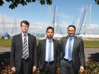 Le team de CG Car-Garantie Versicherungs AG: Philippe Savary, Ennio Battaglia et Ivan Lattarulo