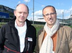 Kurt Wyssbrod (Technomag) et Giuseppe Raia (Altola) : « Les garagistes peuvent s’entretenir directement avec les fournisseurs, ce qui n’arrive que rarement. »